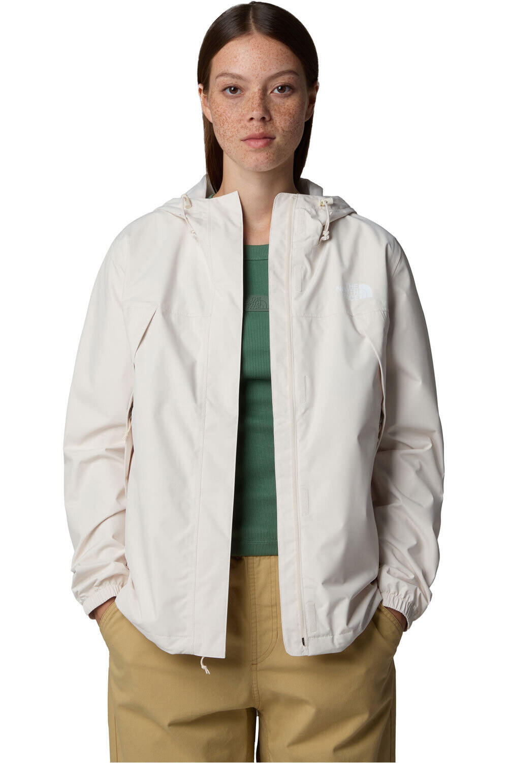 The North Face chaqueta impermeable mujer W ANTORA RAIN JACKET vista detalle