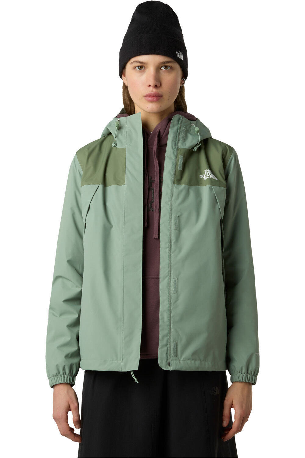 The North Face chaqueta impermeable mujer W ANTORA RAIN JACKET vista detalle