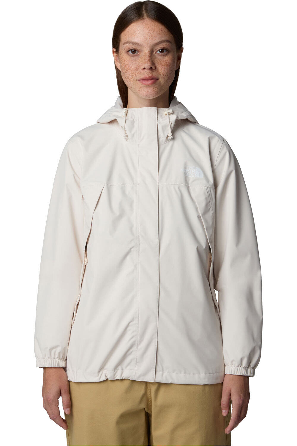 The North Face chaqueta impermeable mujer W ANTORA RAIN JACKET vista frontal