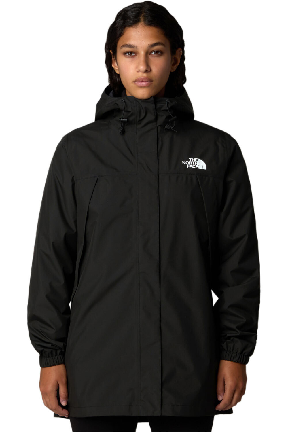 The North Face chaqueta impermeable mujer W ANTORA RAIN PARKA vista frontal