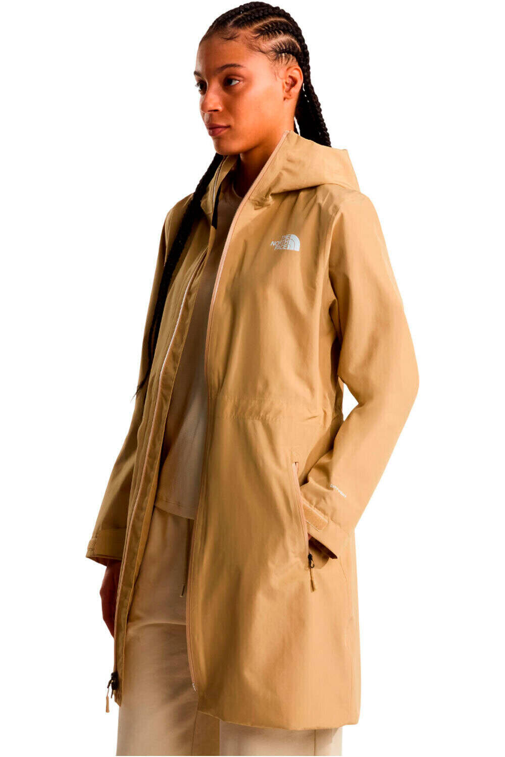 The North Face chaqueta impermeable mujer W DRYVENT HIKESTELLER PARKA vista detalle