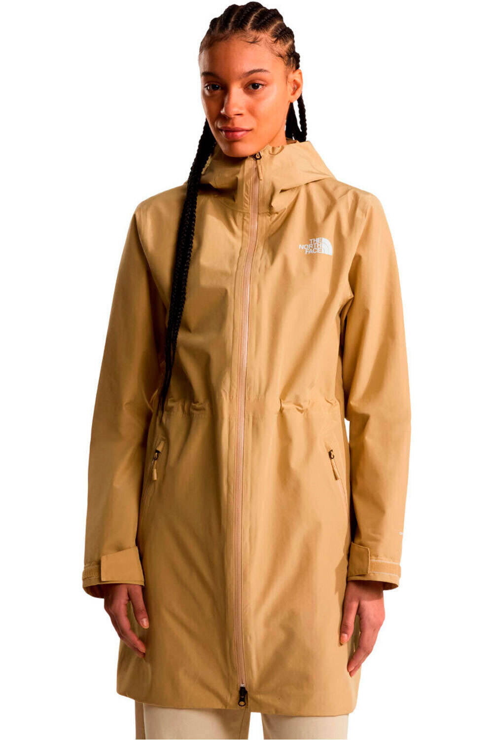 The North Face chaqueta impermeable mujer W DRYVENT HIKESTELLER PARKA vista frontal