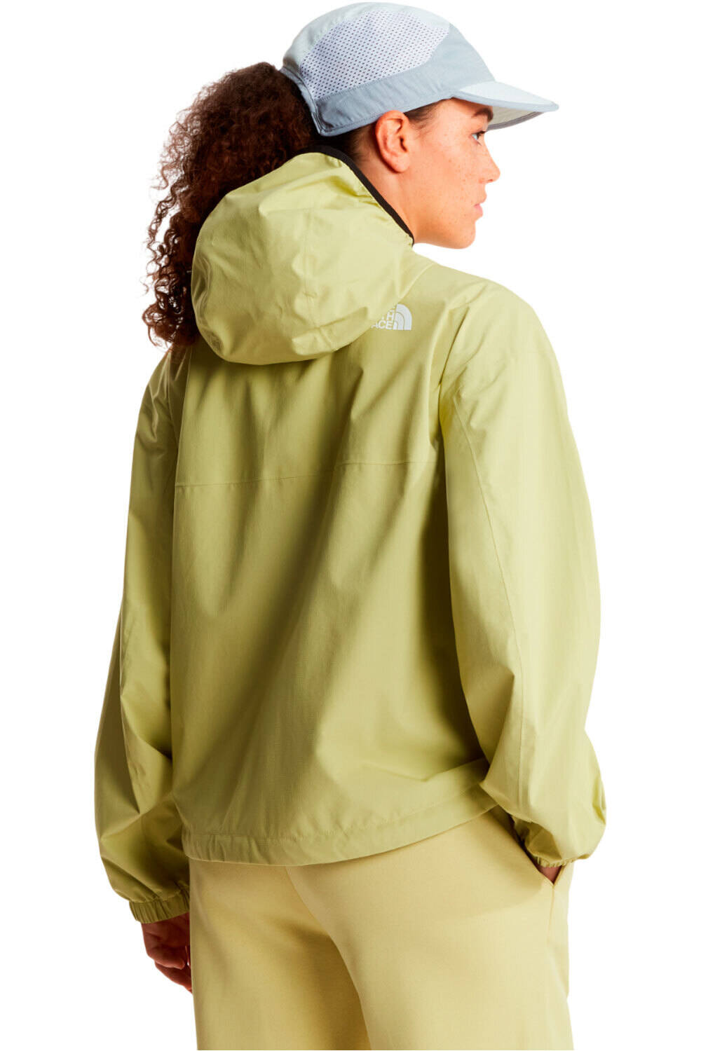 The North Face chaqueta impermeable mujer W MOUNTAIN ATHLETICS RAINLIT HOODED JACK vista trasera