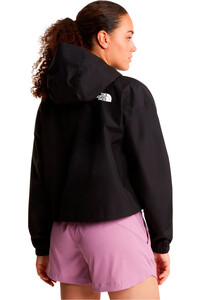 The North Face chaqueta impermeable mujer W QUEST MONO CROPPED  JACKET vista trasera