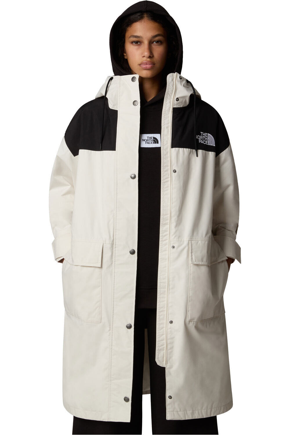 The North Face chaqueta impermeable mujer W REIGN ON PARKA vista detalle