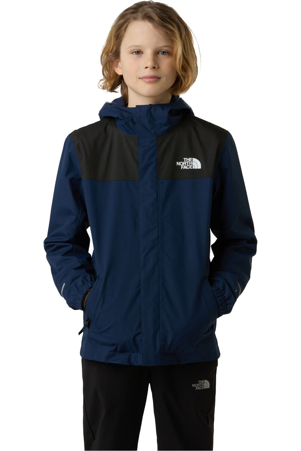 The North Face chaqueta impermeable niño B ANTORA RAIN JACKET vista frontal