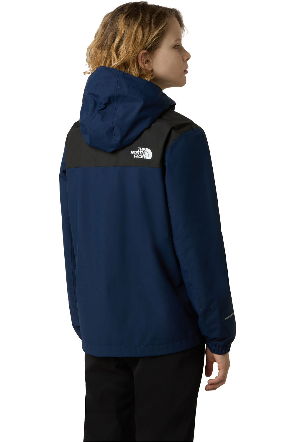 The North Face chaqueta impermeable niño B ANTORA RAIN JACKET vista trasera
