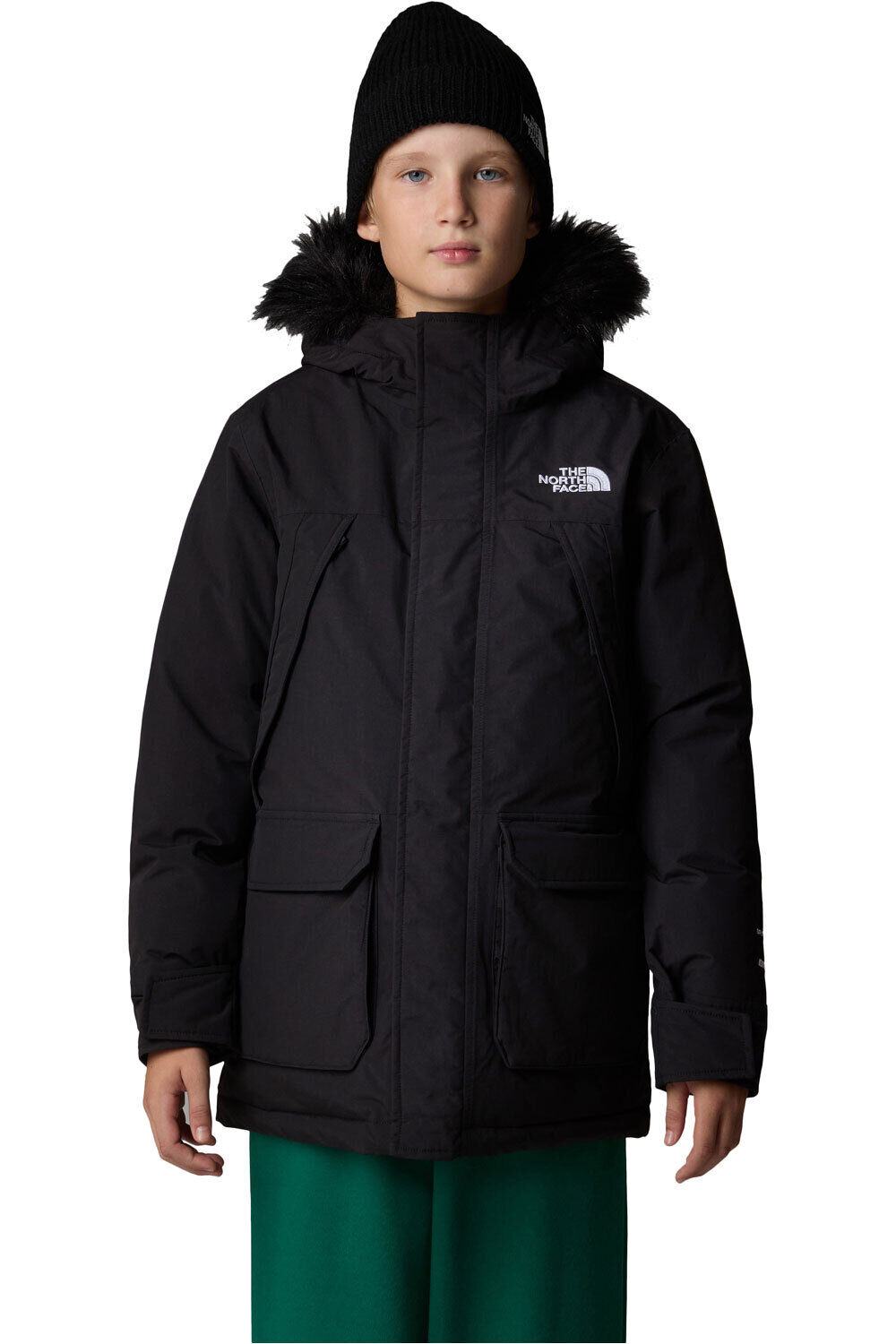 The North Face chaqueta impermeable niño B MCMURDO PARKA vista frontal
