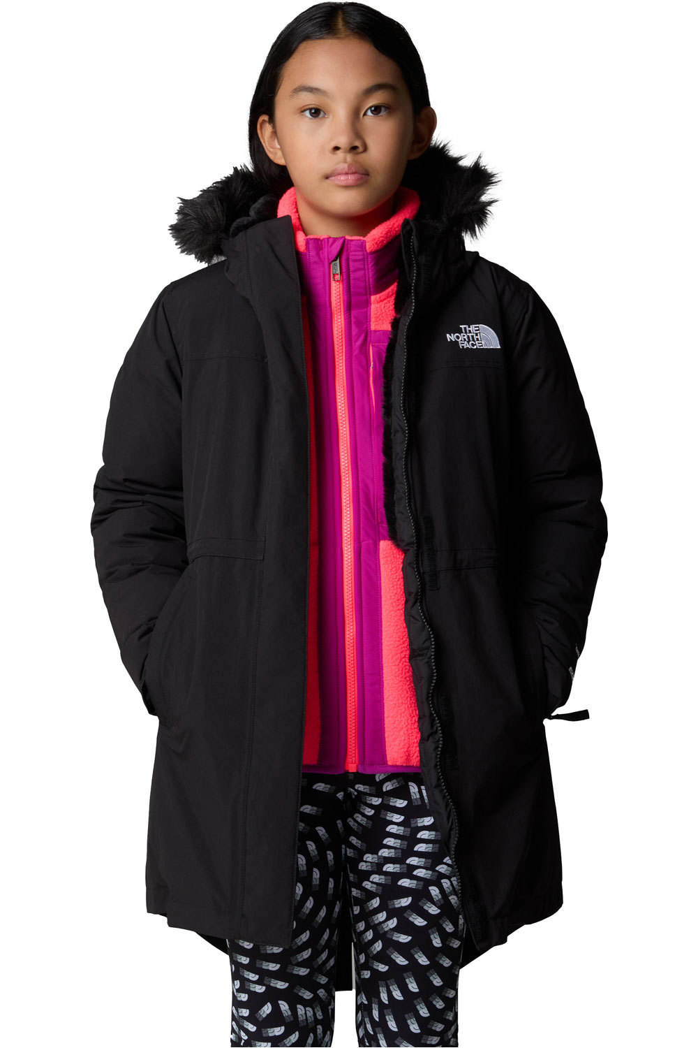 The North Face chaqueta impermeable niño G ARCTIC PARKA vista detalle