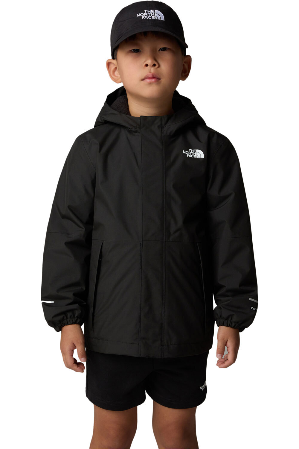 The North Face chaqueta impermeable niño KID WARM ANTORA RAIN JACKET vista frontal