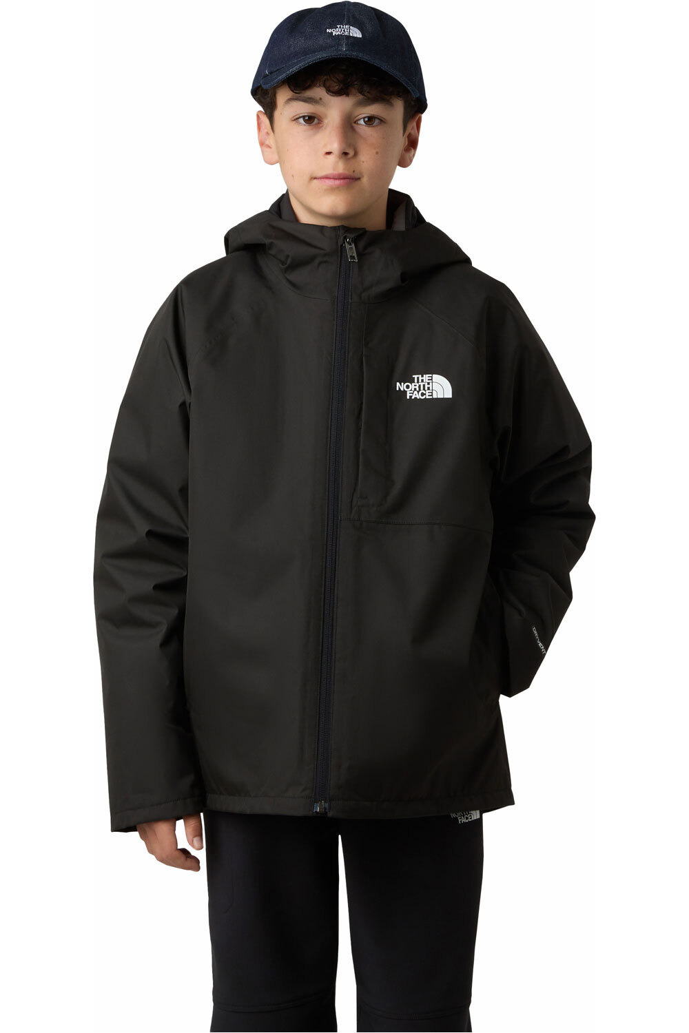 The North Face chaqueta impermeable niño TEEN PERRITO 4-N-1 HOODED JACKET vista trasera