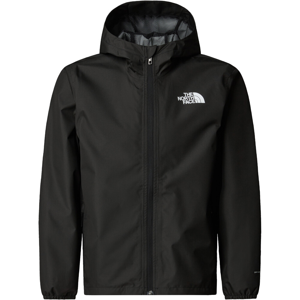 The North Face chaqueta impermeable niño TEEN ZIPLINE RAIN JACKET vista detalle