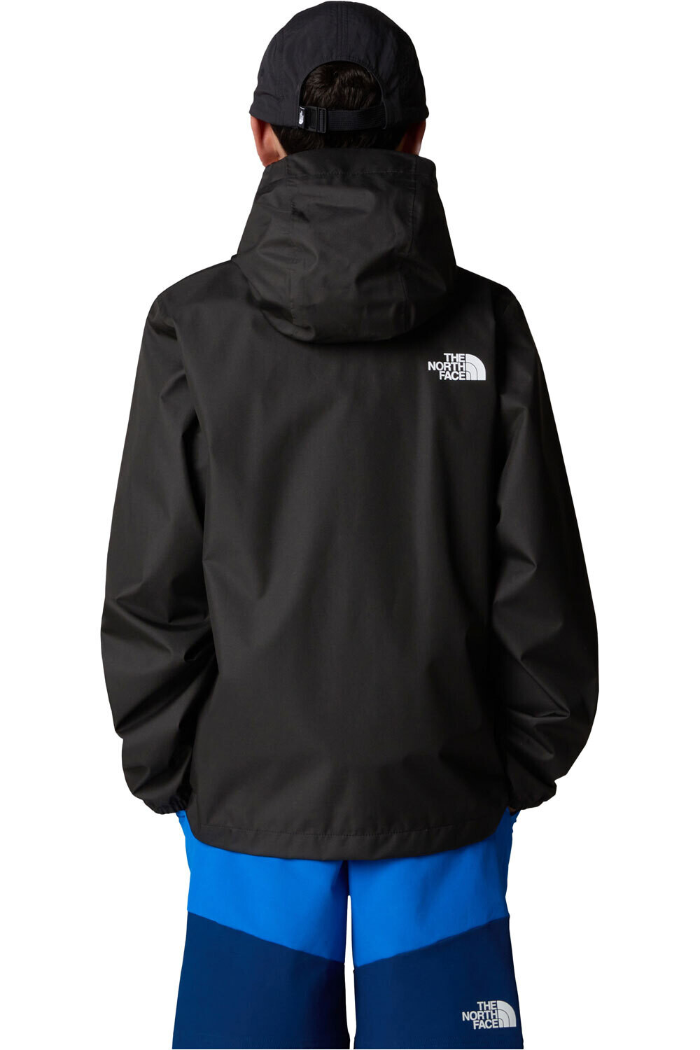 The North Face chaqueta impermeable niño TEEN ZIPLINE RAIN JACKET vista trasera