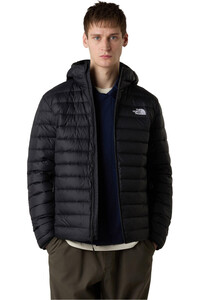 The North Face chaqueta outdoor hombre M CLASSIC DOWN HOODED JACKET vista detalle