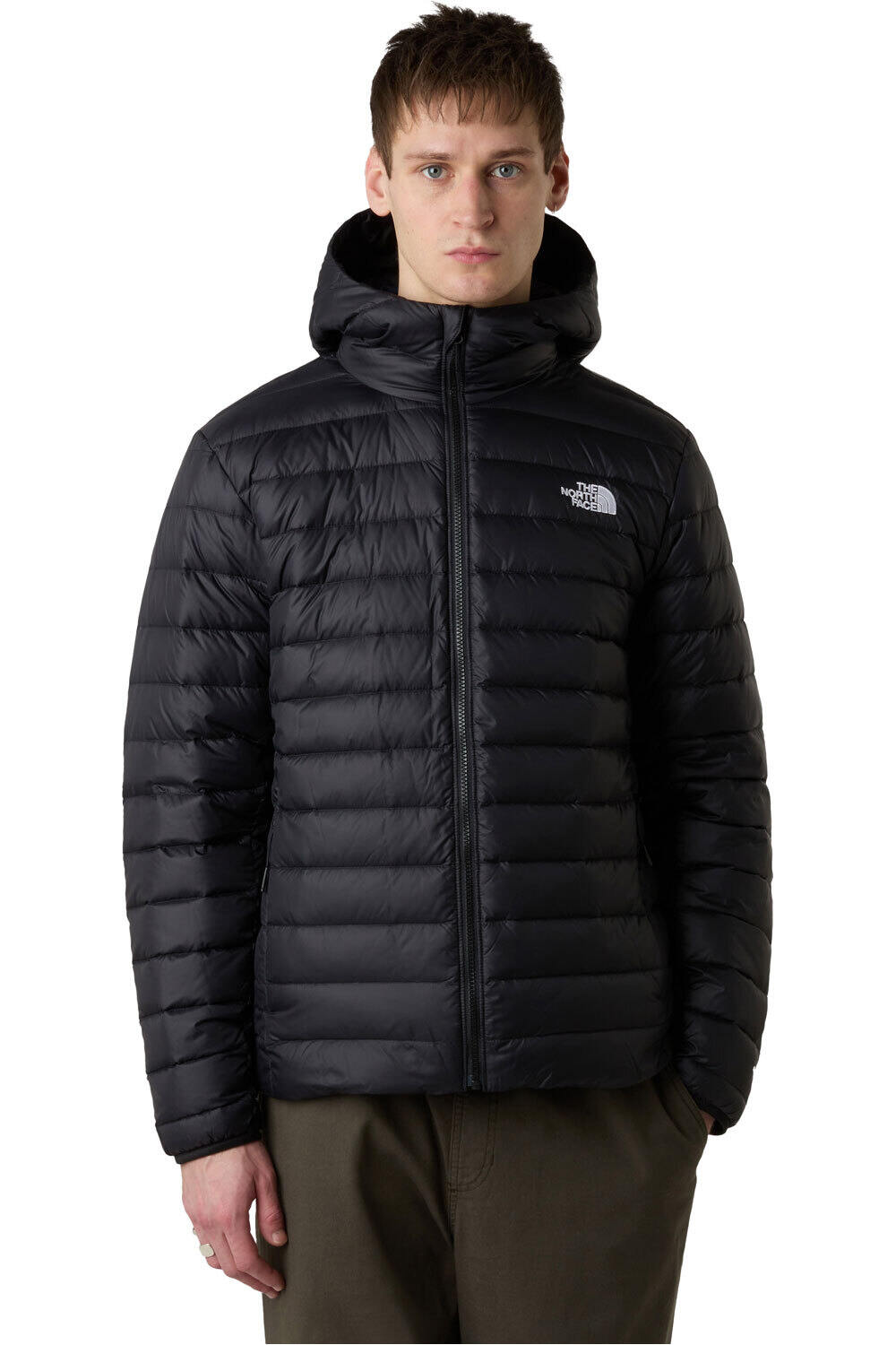 The North Face chaqueta outdoor hombre M CLASSIC DOWN HOODED JACKET vista frontal