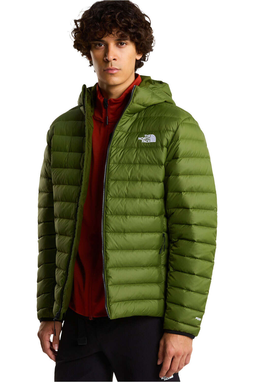 The North Face chaqueta outdoor hombre M CLASSIC DOWN HOODED JACKET vista trasera