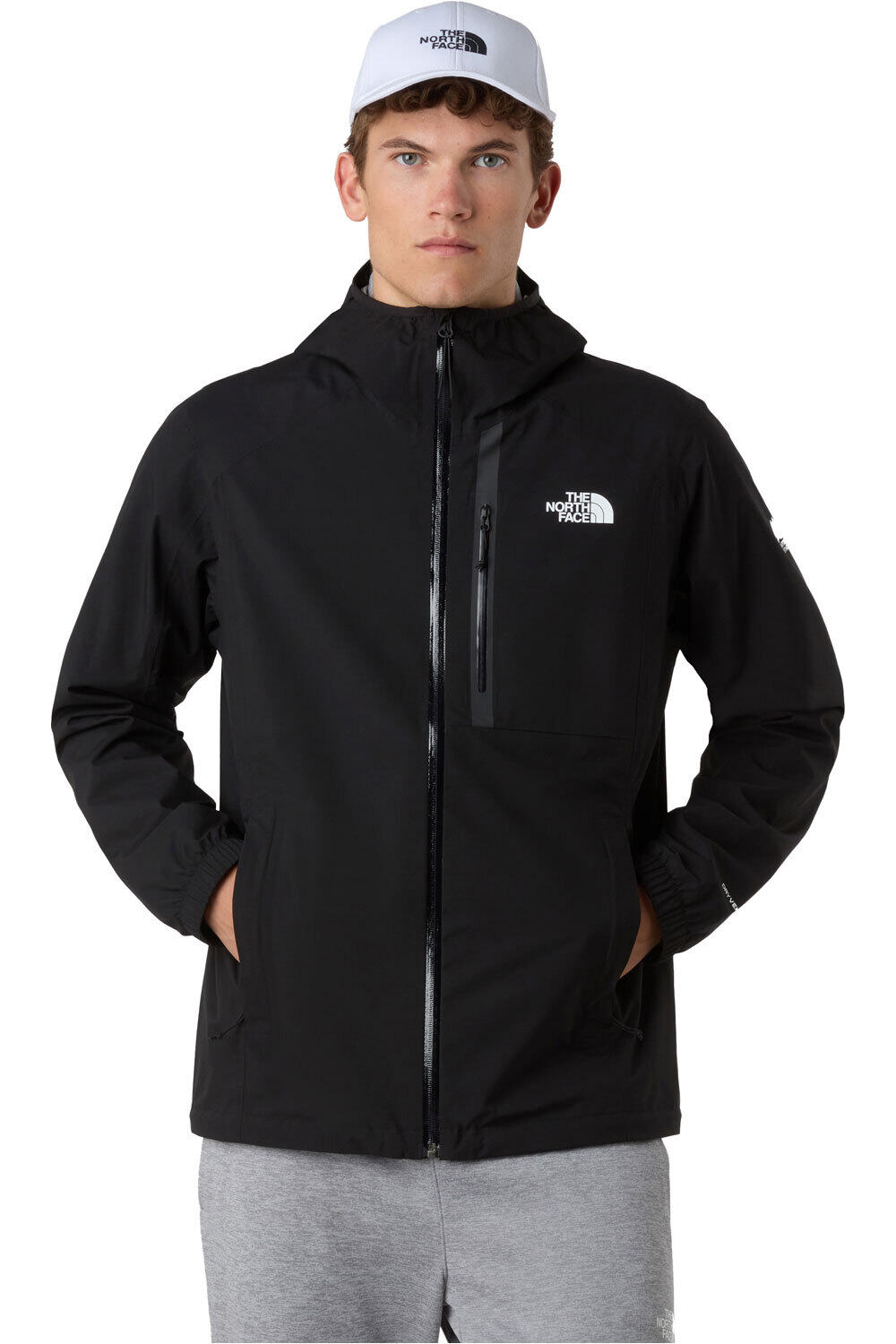 The North Face chaqueta outdoor hombre M MOUNTAIN ATHLETICS RAINLIT HOODED JACK vista frontal