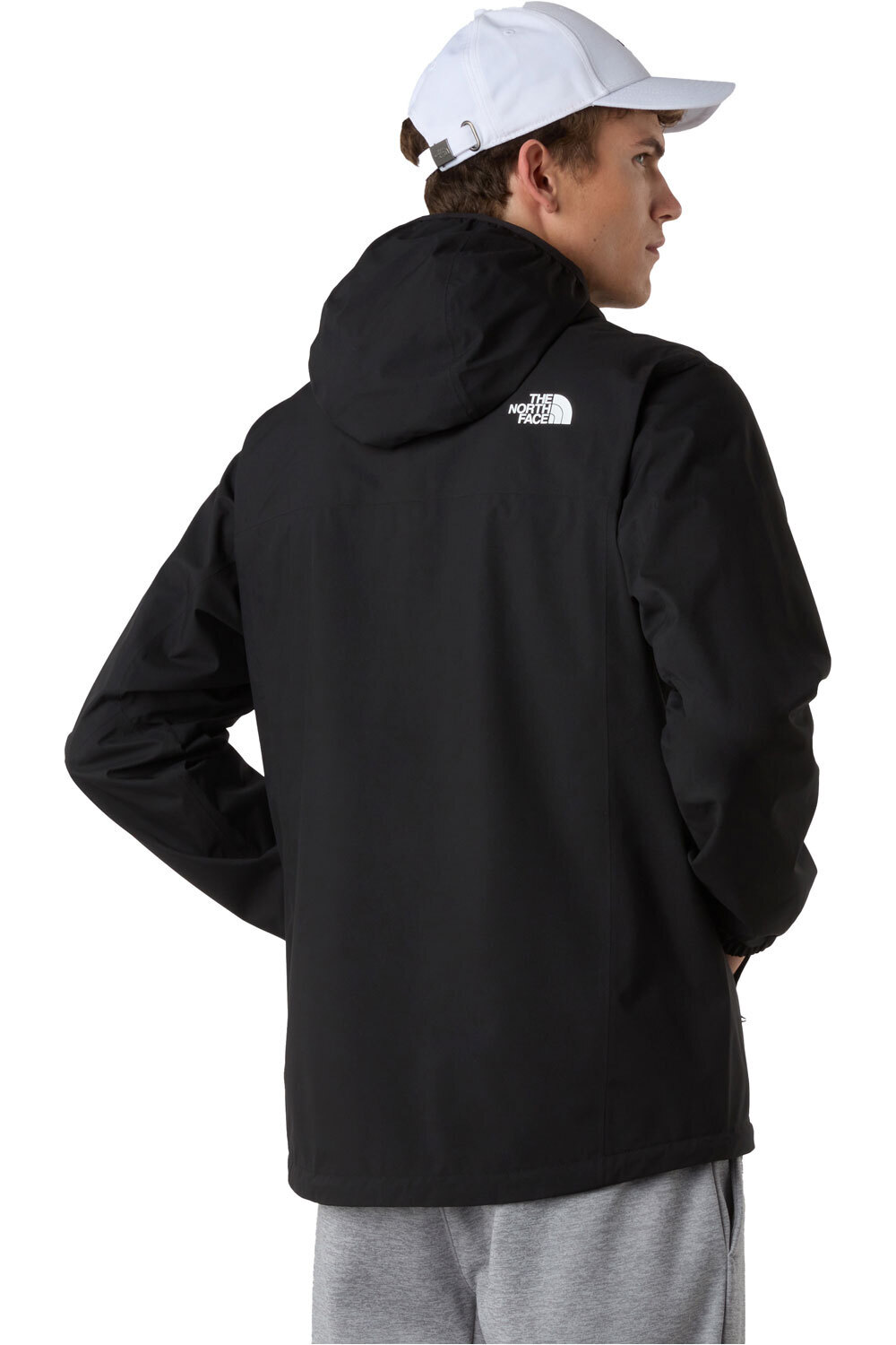 The North Face chaqueta outdoor hombre M MOUNTAIN ATHLETICS RAINLIT HOODED JACK vista trasera