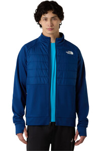 The North Face chaqueta outdoor hombre M REAXION 2.0 FLEECE HYBRID FULL ZIP JAC vista detalle
