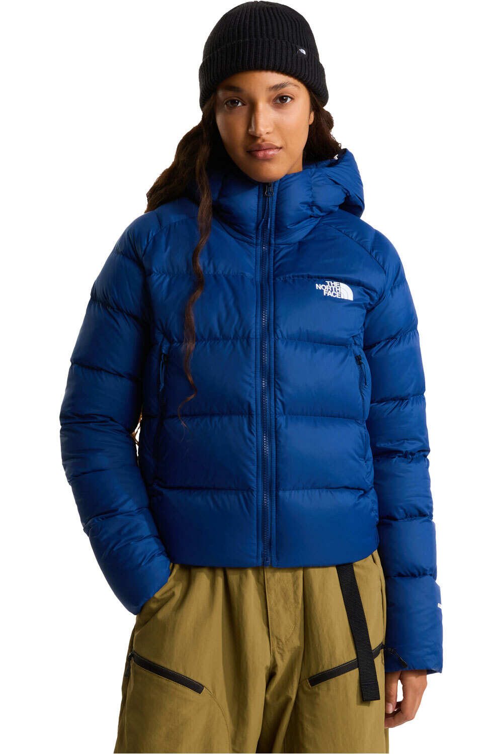 The North Face chaqueta outdoor mujer W HYALITE DOWN HOODIE vista frontal