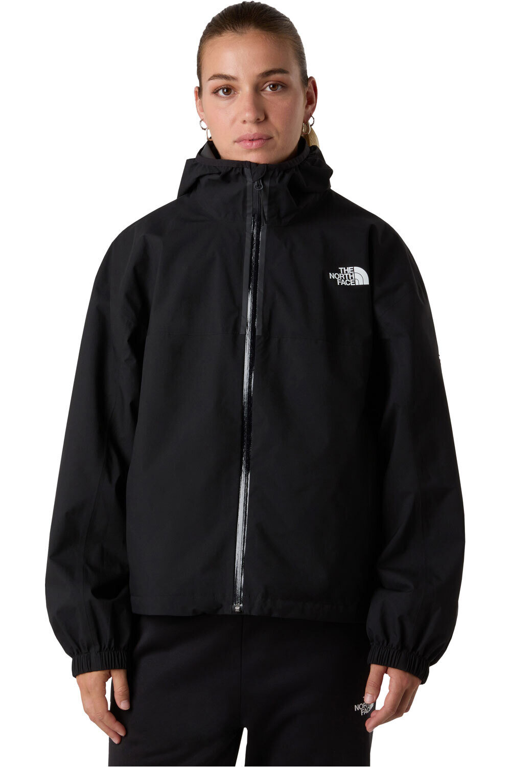 The North Face chaqueta outdoor mujer W MOUNTAIN ATHLETICS RAINLIT HOODED JACK vista frontal