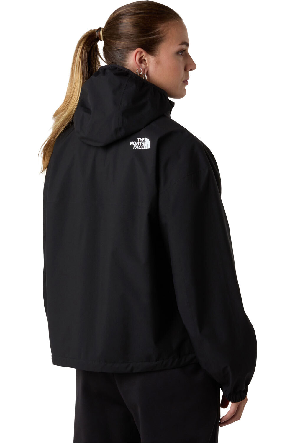 The North Face chaqueta outdoor mujer W MOUNTAIN ATHLETICS RAINLIT HOODED JACK vista trasera