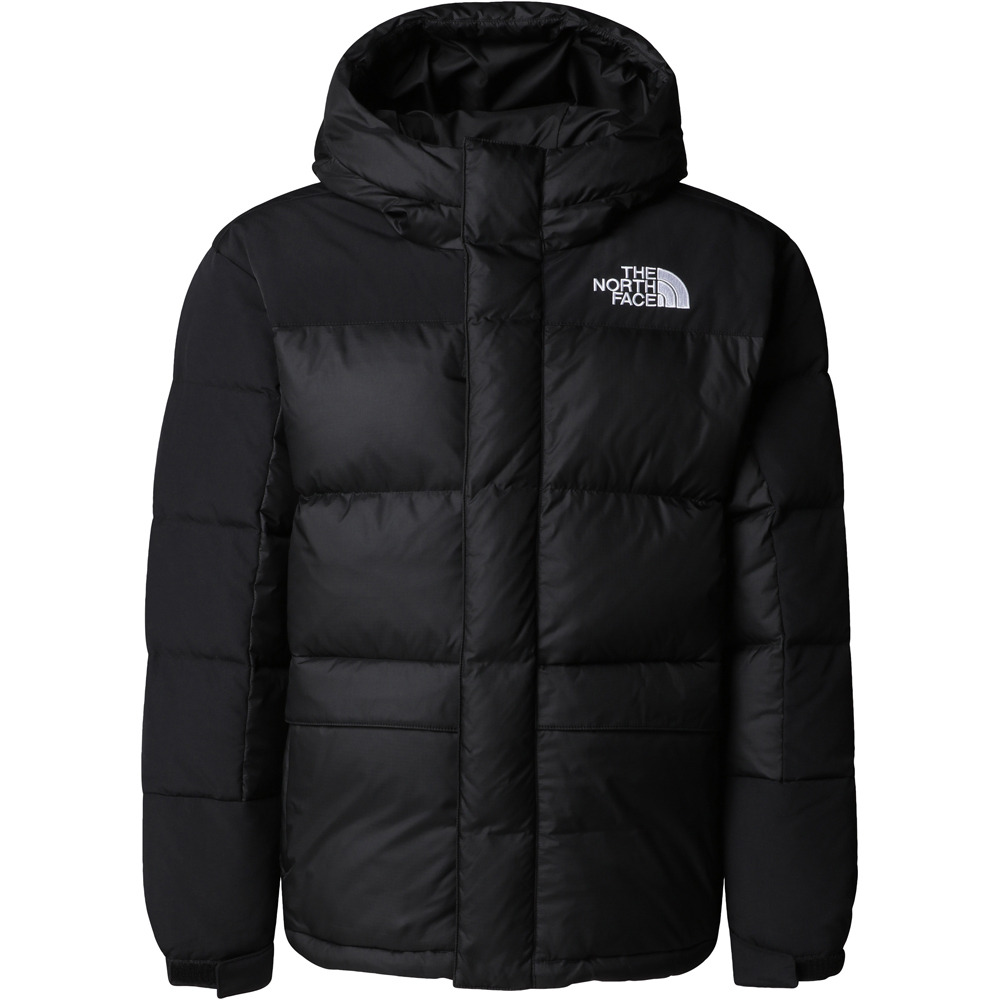 The North Face chaqueta outdoor niño TEEN HMLYN DOWN SHORT PARKA vista detalle