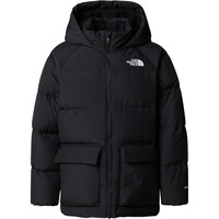 The North Face chaqueta outdoor niño TEEN NORTH DOWN FLEECE LINED SHORT PARKA vista detalle