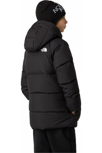 The North Face chaqueta outdoor niño TEEN NORTH DOWN FLEECE LINED SHORT PARKA vista trasera