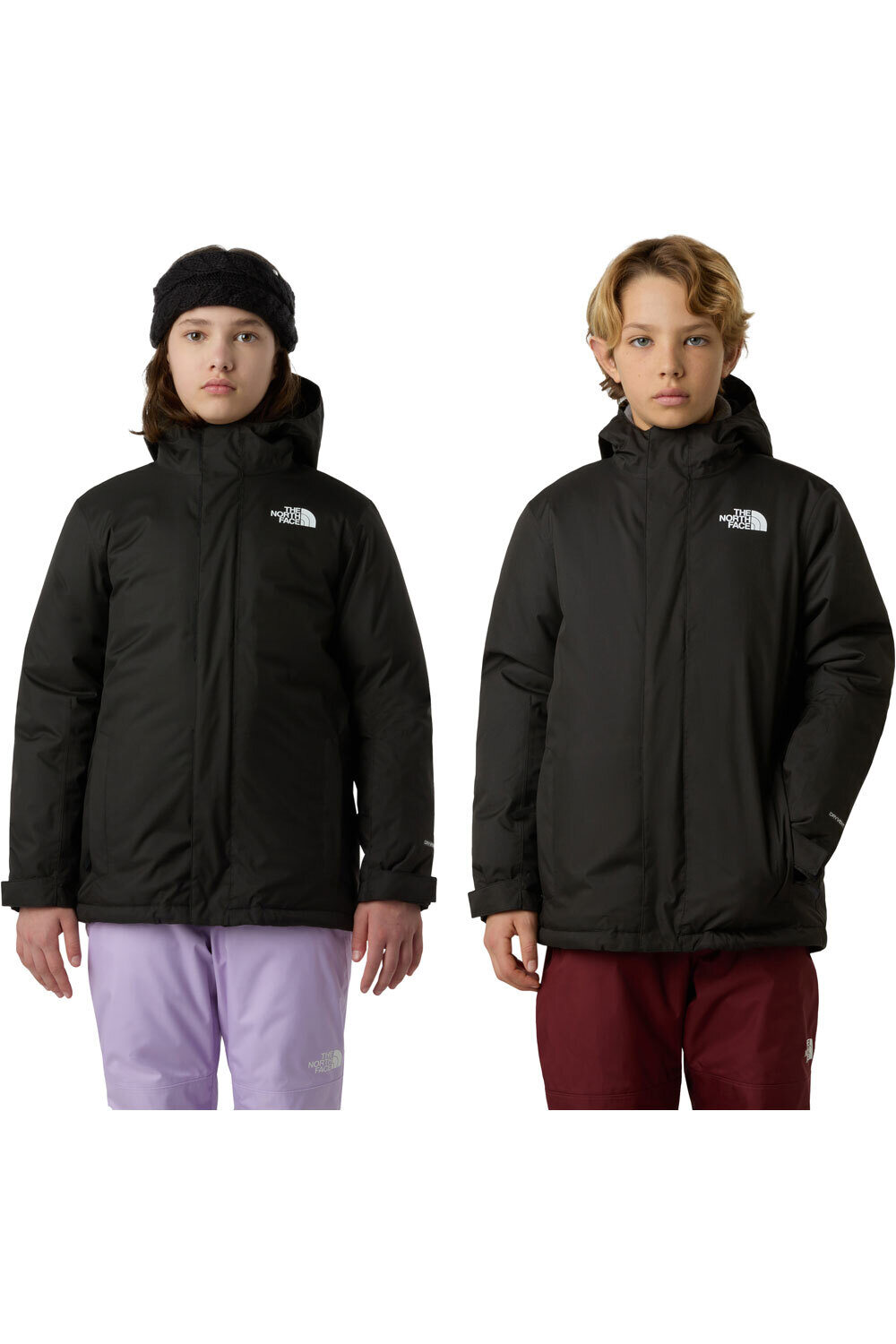 The North Face chaqueta outdoor niño TEEN SNOWQUEST JACKET vista frontal