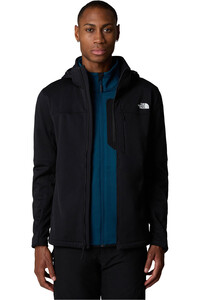 The North Face chaqueta softshell hombre M DIABLO SOFTSHELL DETACHABLE HOOD vista detalle