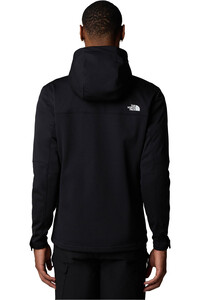 The North Face chaqueta softshell hombre M DIABLO SOFTSHELL DETACHABLE HOOD vista trasera