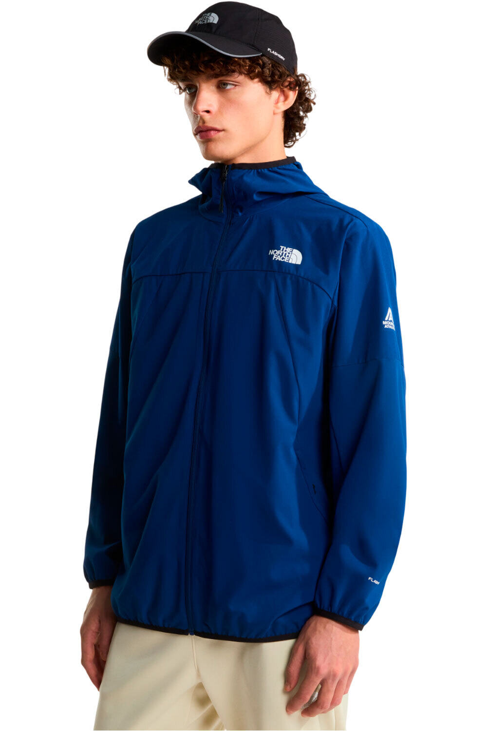 The North Face chaqueta softshell hombre M MOUNTAIN ATHLETICS USHBA HOODED JACKET vista frontal