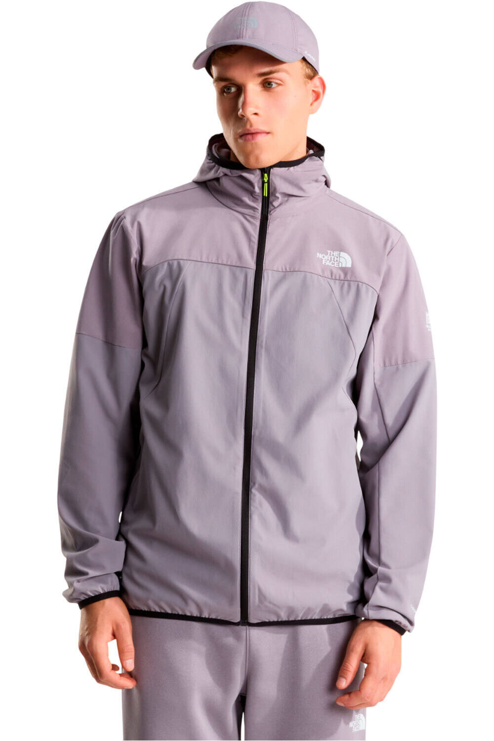 The North Face chaqueta softshell hombre M MOUNTAIN ATHLETICS USHBA HOODED JACKET vista frontal