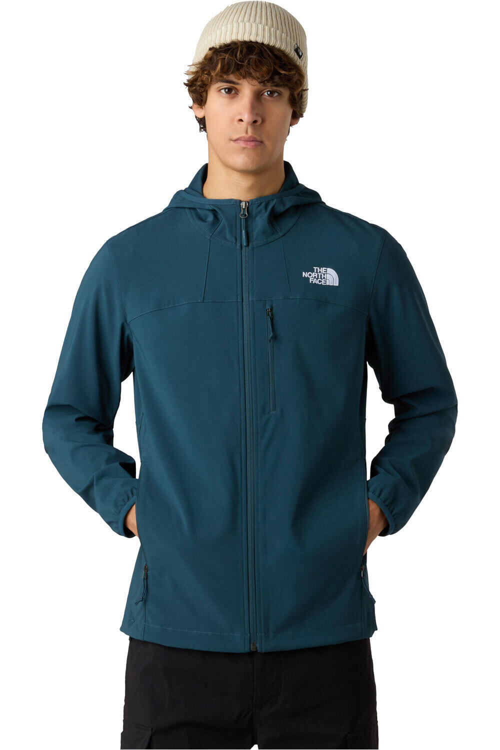 The North Face chaqueta softshell hombre M NIMBLE HOODIE vista frontal