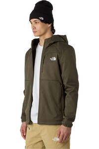 The North Face chaqueta softshell hombre M QUEST HOODED SOFTSHELL vista detalle