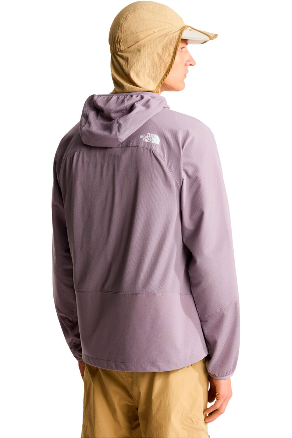 The North Face chaqueta softshell hombre M TEK APPROACH FUTUREFLEECE HOODED JACKE vista trasera