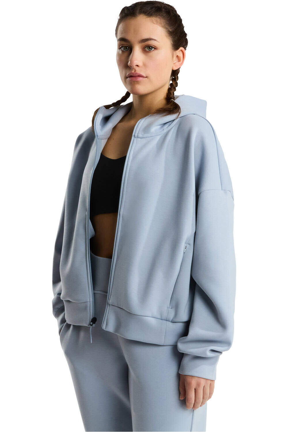 The North Face chaqueta softshell mujer W JAIDA FULL ZIP HOODED JACKET vista detalle