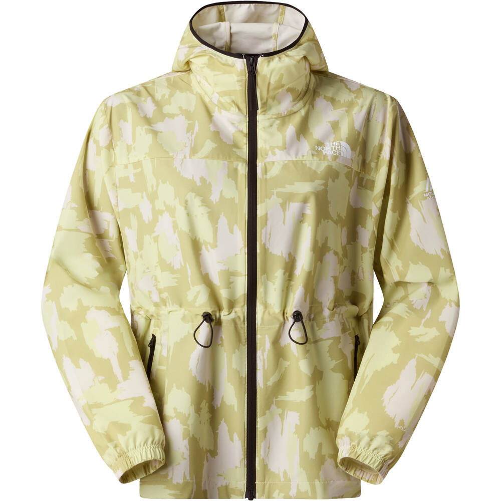 The North Face chaqueta softshell mujer W MOUNTAIN ATHLETICS HOODED WIND JKT-PRI vista detalle