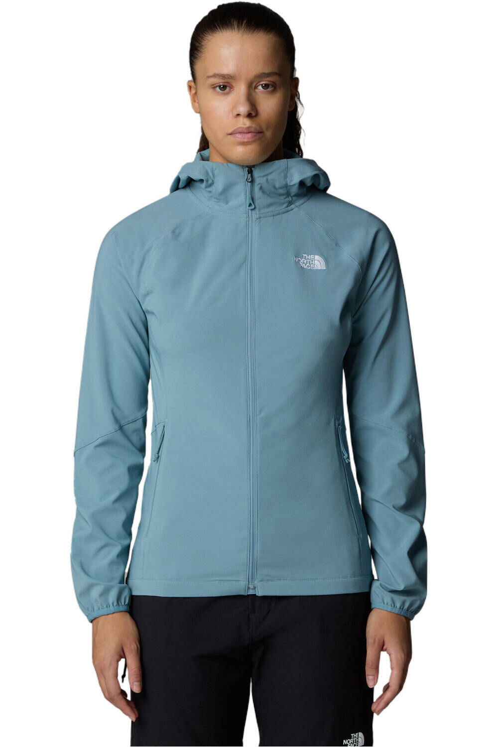 The North Face chaqueta softshell mujer W NIMBLE HOODIE - EU vista frontal