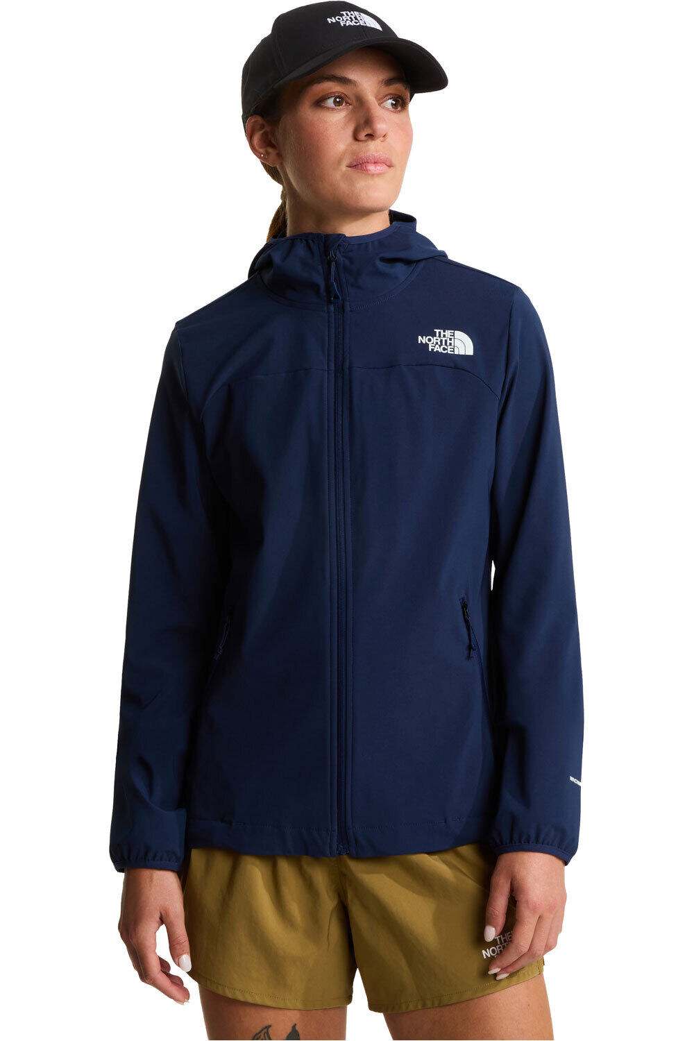 The North Face chaqueta softshell mujer W NIMBLE HOODIE 2 vista frontal