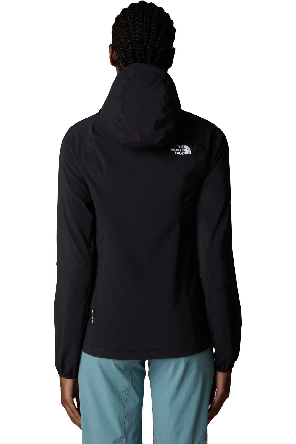 The North Face chaqueta softshell mujer W NIMBLE HOODIE vista trasera