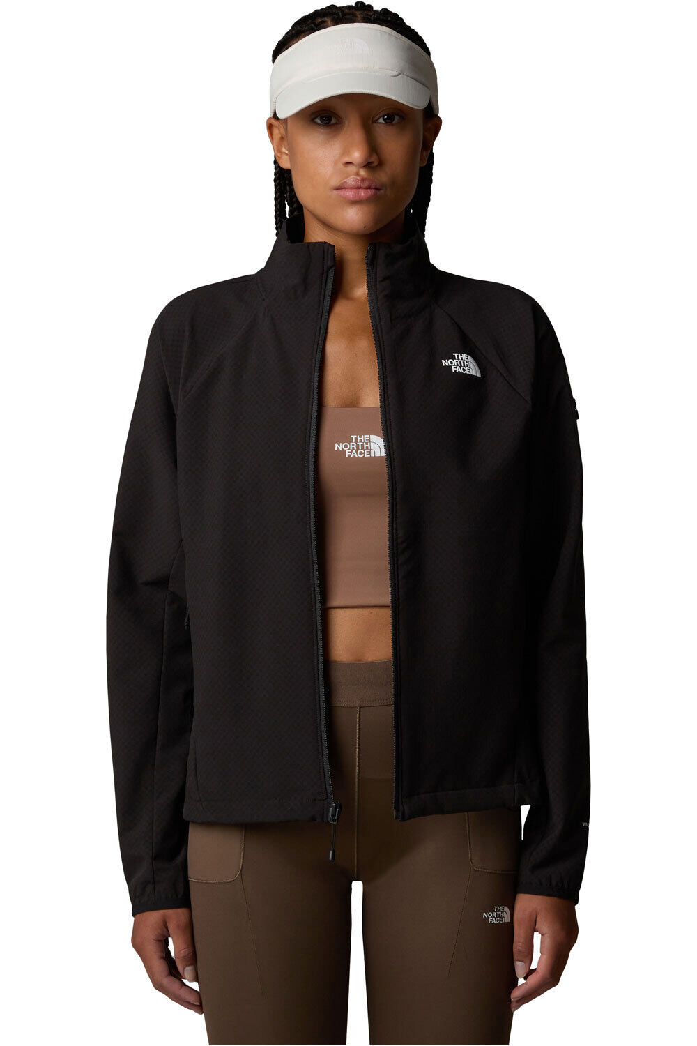 The North Face chaqueta softshell mujer W TEK APPROACH JACKET vista detalle