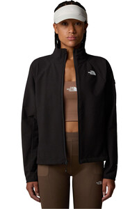 The North Face chaqueta softshell mujer W TEK APPROACH JACKET vista detalle