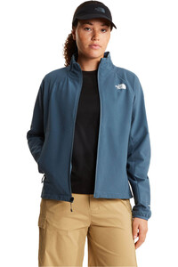 The North Face chaqueta softshell mujer W TEK APPROACH JACKET vista detalle