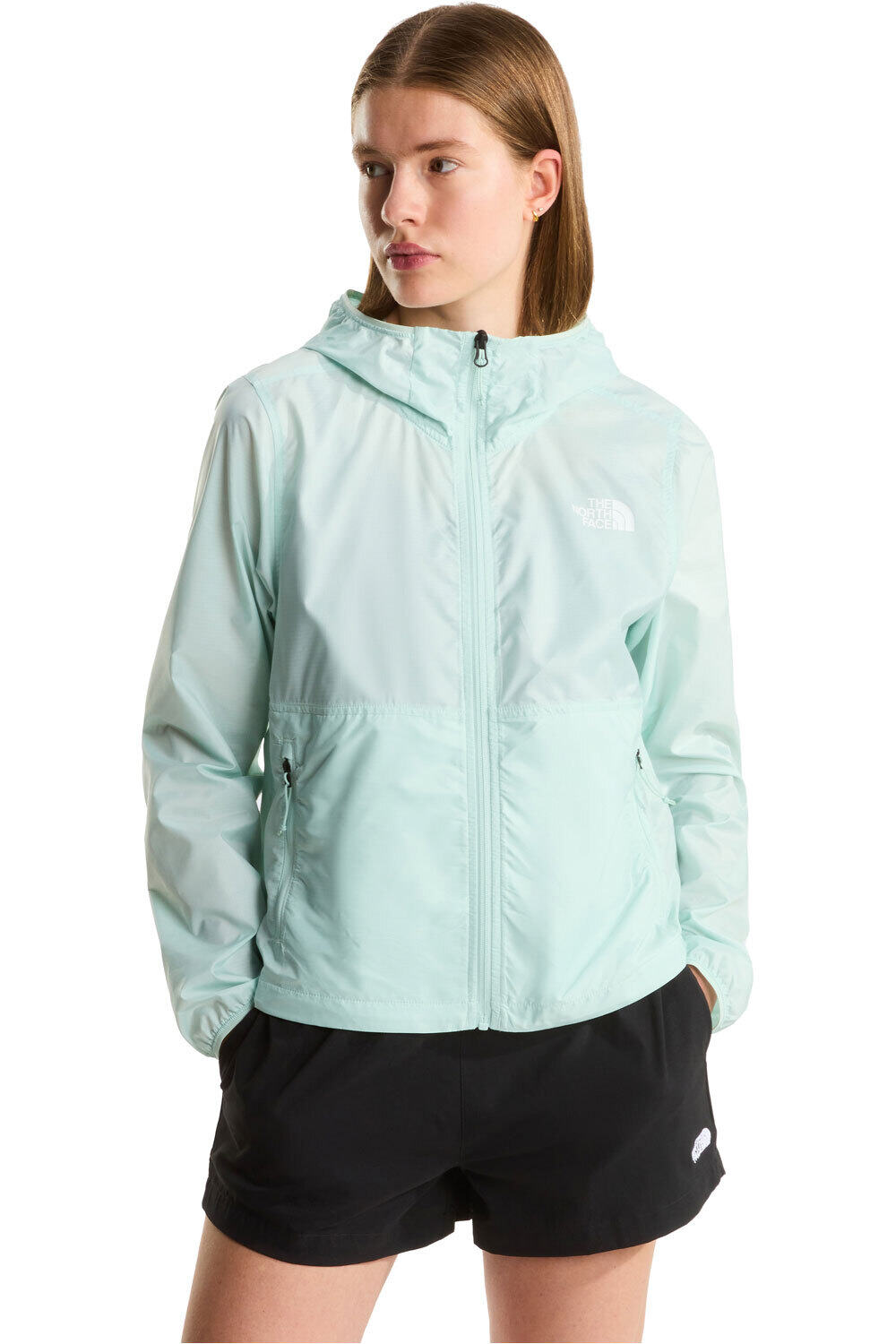 The North Face chaqueta softshell mujer W TNF CYCLONE WIND JACKET vista frontal