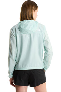 The North Face chaqueta softshell mujer W TNF CYCLONE WIND JACKET vista trasera