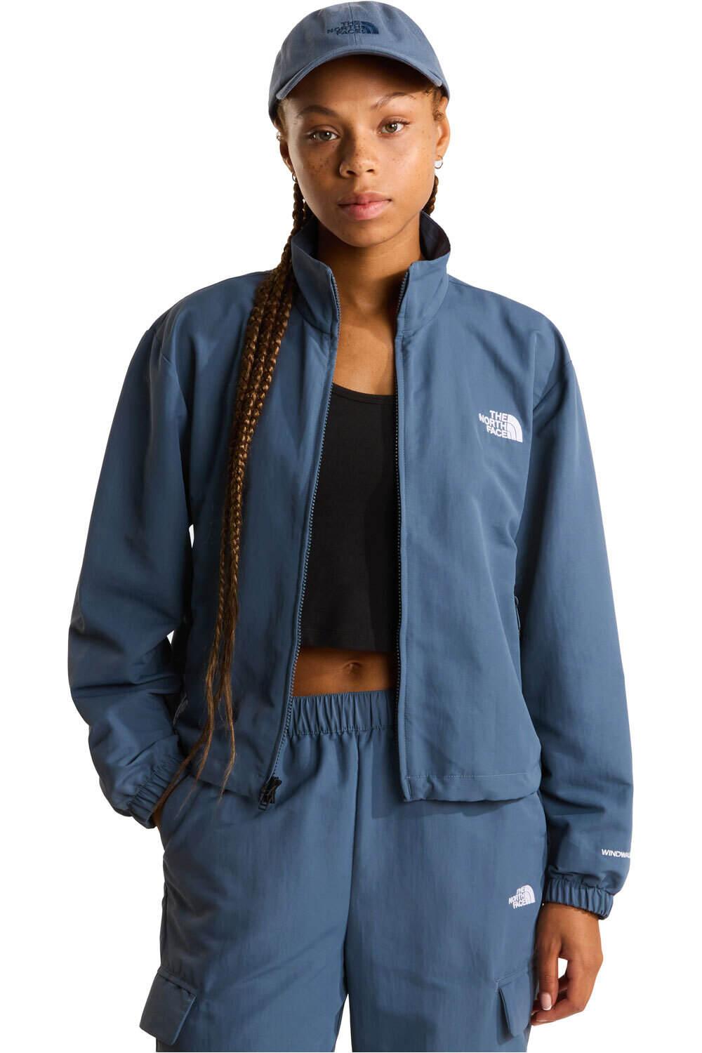 The North Face chaqueta softshell mujer W TNF EASY PACKABLE JACKET vista detalle