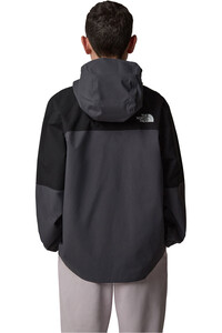 The North Face chaqueta softshell niño TEEN HIKE PACKABLE SHELL vista trasera