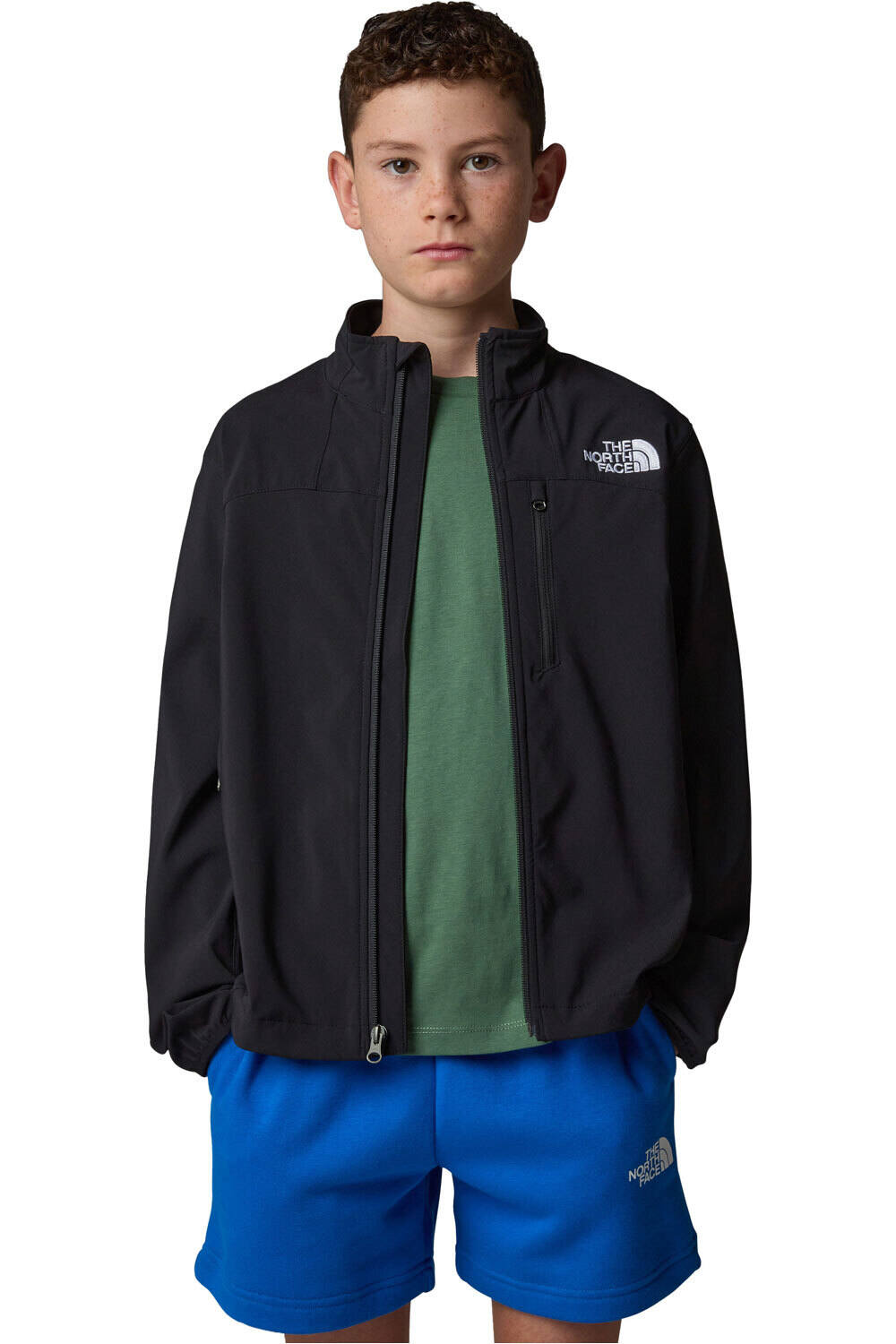 The North Face chaqueta softshell niño TEEN NIMBLE JACKET vista frontal